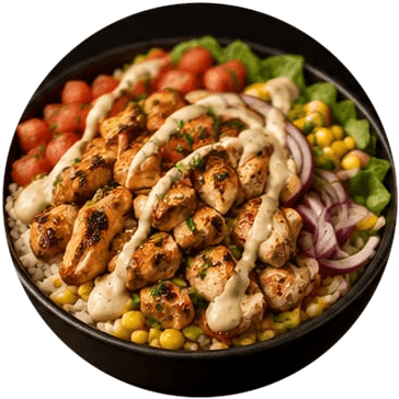 Healthy Chicken Doner Bowl
