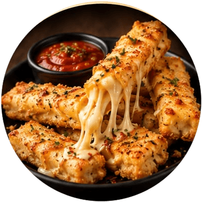 Cheesy Pizza Fingers
